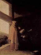 Francisco de Goya Besuch des Monchs oil painting artist